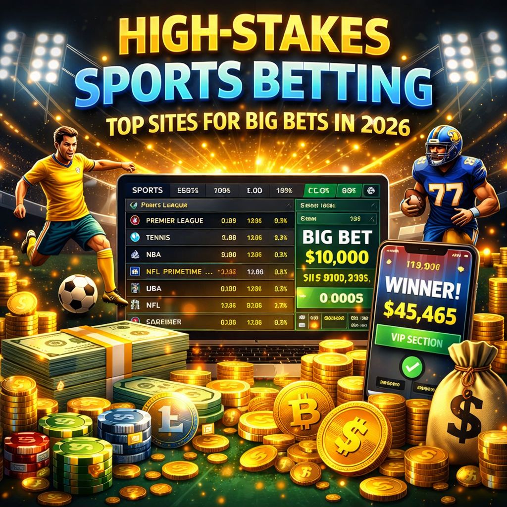 High-Stakes Sports Betting: Top Sites for Big Bets in 2026