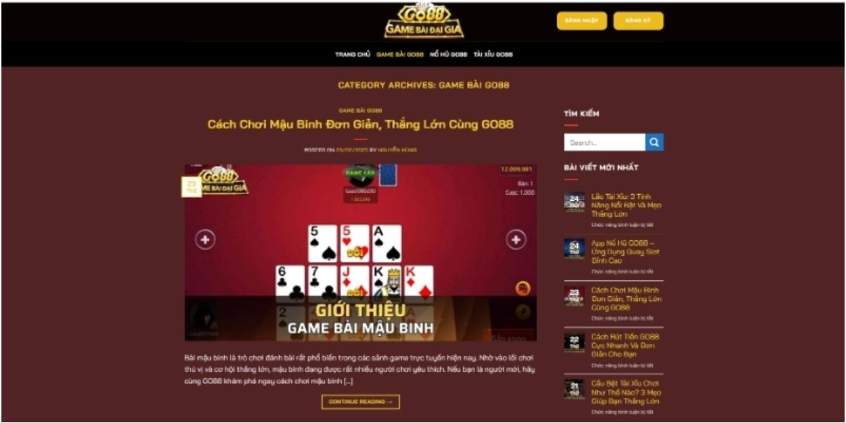 GO88 and its attractive game system offer fair and transparent payouts